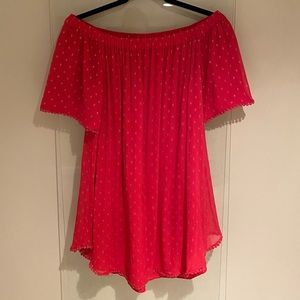 Anthropologie Red Dress